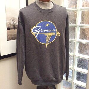 Grumman Airplane Pilot Sweatshirt Size XL
